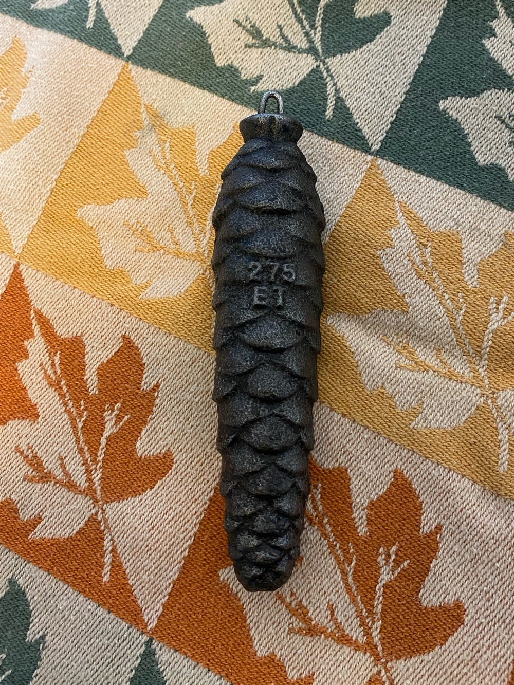 Vintage Cast Iron Pinecone Fall Decor